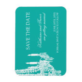 Jade Save the Date Magnets Magneet (Verticaal)