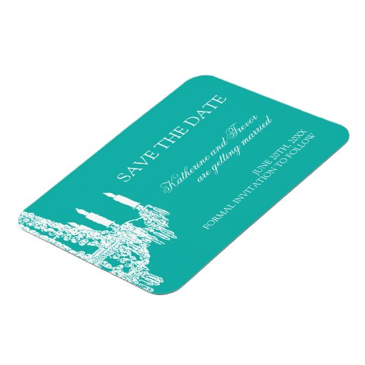 Jade Save the Date Magnets Magneet (Linkerzijde)