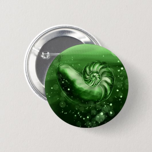 Jade Seashell Ronde Button 5,7 Cm (Voorkant /achterkant)