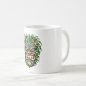 Jade Shell Tiki koffiemok (Voorkant rechts)
