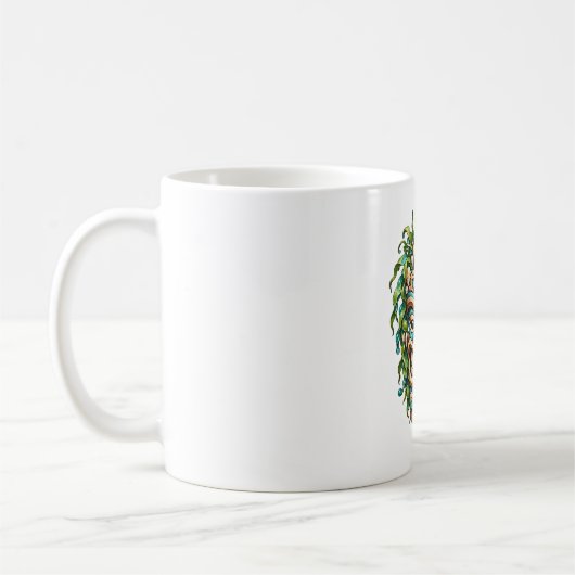 Jade Shell Tiki koffiemok (Links)