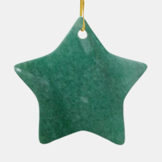 Jade Star Keramisch Ornament (Achterkant)