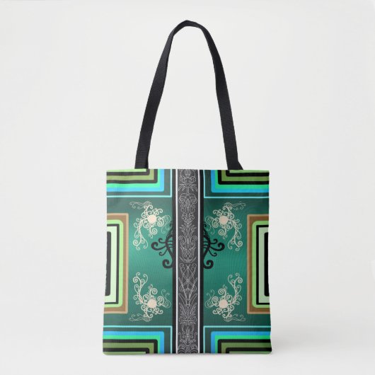 Jade Surf Tote Bag (Voorkant)