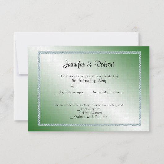 Jade Swan 35th Jubileum Respons Kaart (Voorkant)