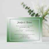 Jade Swan 35th Jubileum Respons Kaart (Staand voorkant)