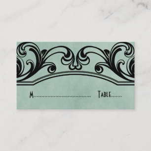Jade Swirls Place Card Plaatskaartje