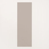 Jade Tree-bladeren op Beige Yoga Mat (Achterkant)