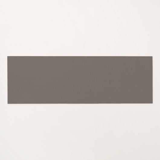 Jade Tree-bladeren op bruine yogha Yogamat (Achterkant (horizontaal))