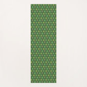 Jade Tree-bladeren op groen Yogamat (Voorkant)