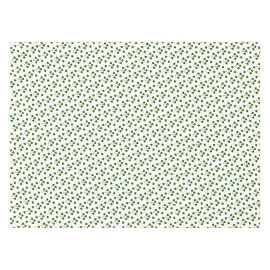 Jade Tree of Life Branches & Green Leaves op White Tafelkleed (Voorkant (Horizontaal))