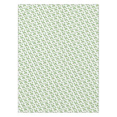 Jade Tree of Life Branches & Green Leaves op White Tafelkleed (Voorkant)