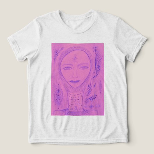 Jade Tri-Blend Shirt (Design voorkant)