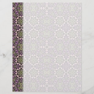 Jade & Violet Kaleidoscope Patroon