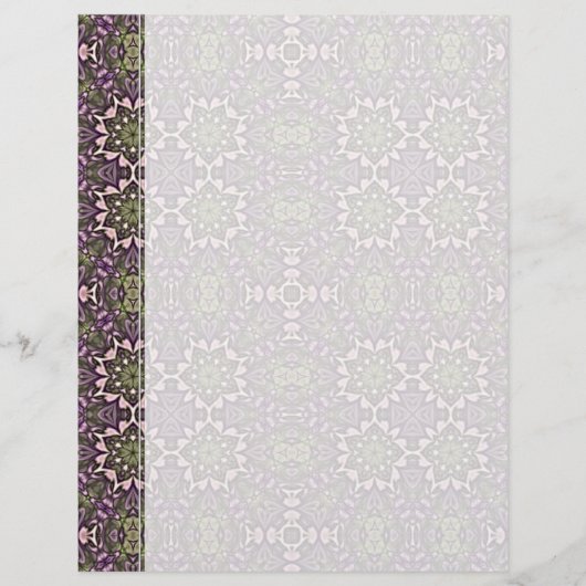Jade & Violet Kaleidoscope Patroon (Voorkant)