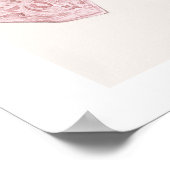 JADE Wine Cowgirl Country Bachelorette Itinerary Poster (Hoek)