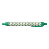 Jadeboom groene bladeren op wit zwarte inkt pen (Bodem)