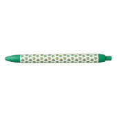 Jadeboom groene bladeren op wit zwarte inkt pen (Voorkant)