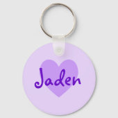 Jaden in het Paars Sleutelhanger (Voorkant)