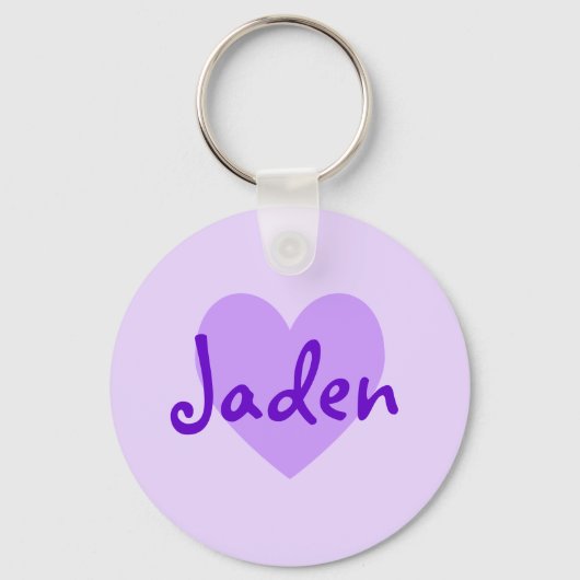 Jaden in het Paars Sleutelhanger (Voorkant)