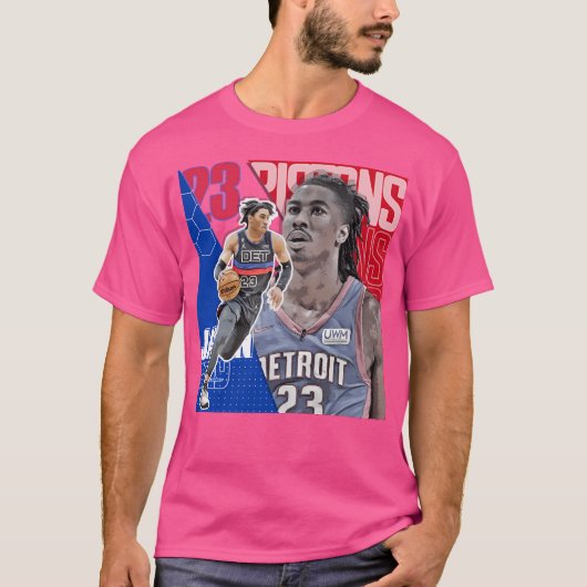 Jaden Ivey Basketbal Shirt Tapestry (Voorkant)
