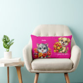 Jade's "I Love My Pets" Decorative Pillow Kussen (Stoel)