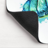 JadeTurtle Love Turtles redden schildpadden Muismat (Hoek)