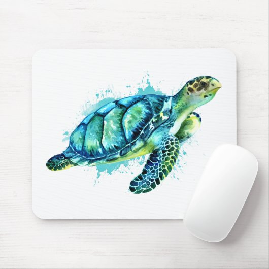 JadeTurtle Love Turtles redden schildpadden Muismat (Met muis)