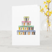 Jadey Bone Marrow-Jubileum Kaart (Gele Bloem)