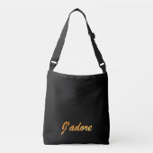 J'adore Canvas Messenger Tas (Voorkant)