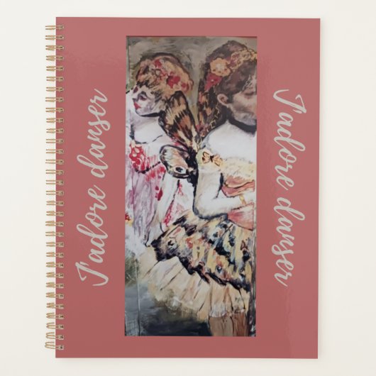 J'adore danser planner (Voorkant)