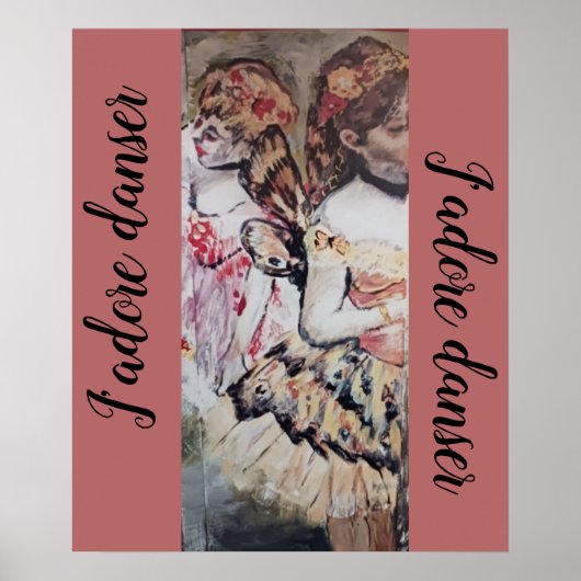 J'adore danser poster (Voorkant)