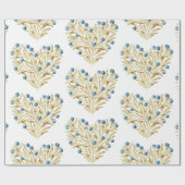 J'adore. Ik ben dol op Herfst. Herfstbladeren en b Cadeaupapier (Vlak)