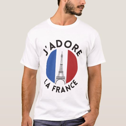 J'adore la France T-shirt (Voorkant)