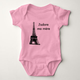 J'adore ma mere baby romper