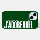 J'adore Noël. Case-Mate iPhone Case (Achterkant (horizontaal))