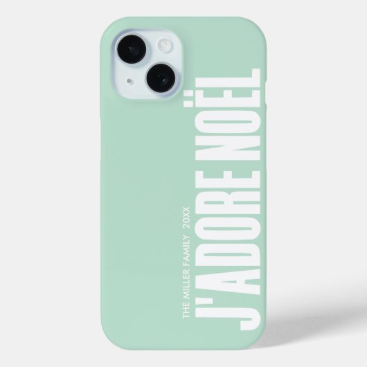 J'adore Noël. Case-Mate iPhone Case (Achterkant)