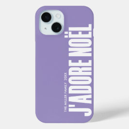 J'adore Noël. iPhone 15 Case