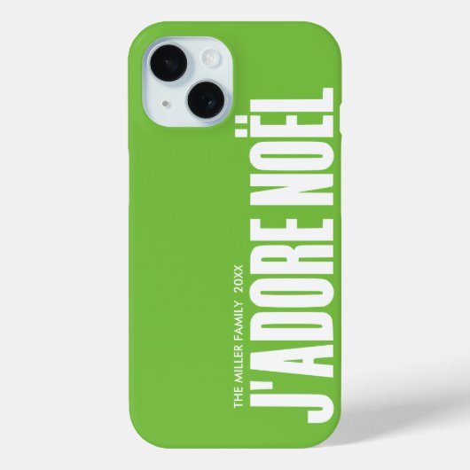 J'adore Noël. Case-Mate iPhone Case (Achterkant)
