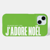 J'adore Noël. Case-Mate iPhone Case (Achterkant (horizontaal))