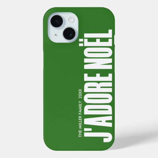 J'adore Noël. Case-Mate iPhone Case (Achterkant)