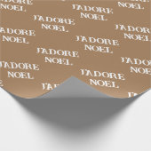J'adore Noel kerstinpakpapier Cadeaupapier (Hoek)