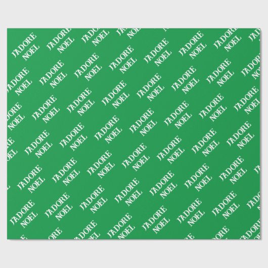 J'adore Noel kerstinpakpapier Cadeaupapier (Vlak)