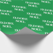 J'adore Noel kerstinpakpapier Cadeaupapier (Hoek)