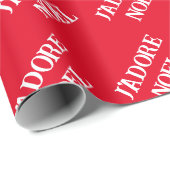 J'adore Noel kerstinpakpapier Cadeaupapier (Rol Hoek)