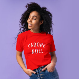 J'ADORE NOËL love Kerstmas T-shirt