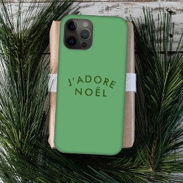 J'adore Noel | Modern minimalistisch liefdesprogra iPhone 15 Case