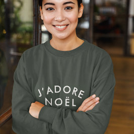 J'adore Noel | Moderne kerstfeestdagen Trui