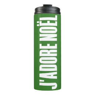 J'adore Noël. Thermosbeker