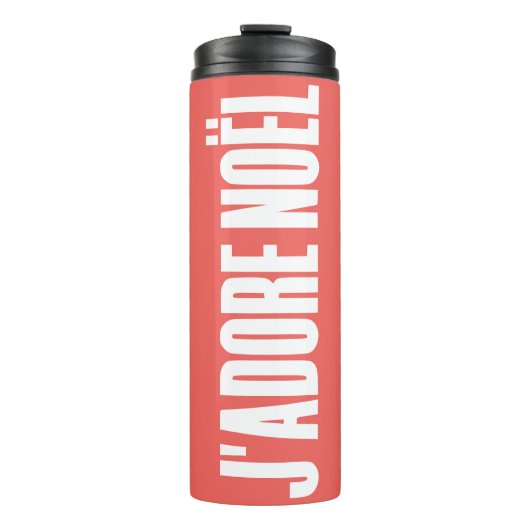 J'adore Noël. Thermosbeker (Voorkant)