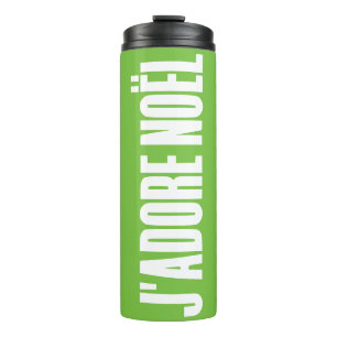 J'adore Noël. Thermosbeker